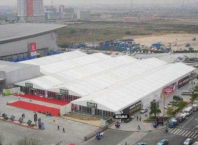 大型商业展览会展篷房　人字顶铝合金篷房帐篷订做生产厂家