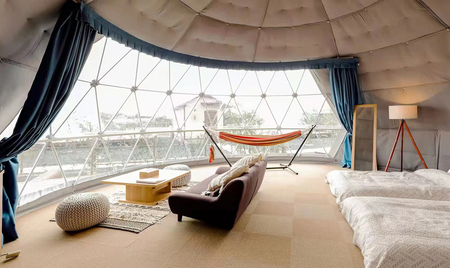 日本高端野奢星空酒店帐篷