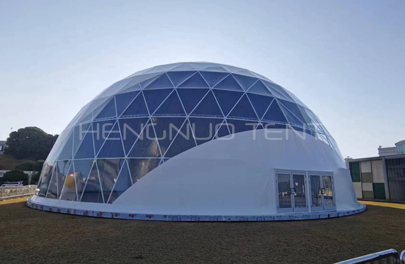 长沙电视台“绘画少年天空”30米活动球形篷房