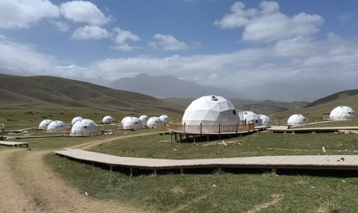 新疆和田地区策勒县星空酒店帐篷