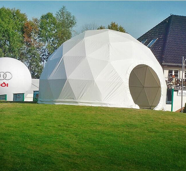 户外活动球形帐篷定制厂家　圆形球形篷房生产制造厂